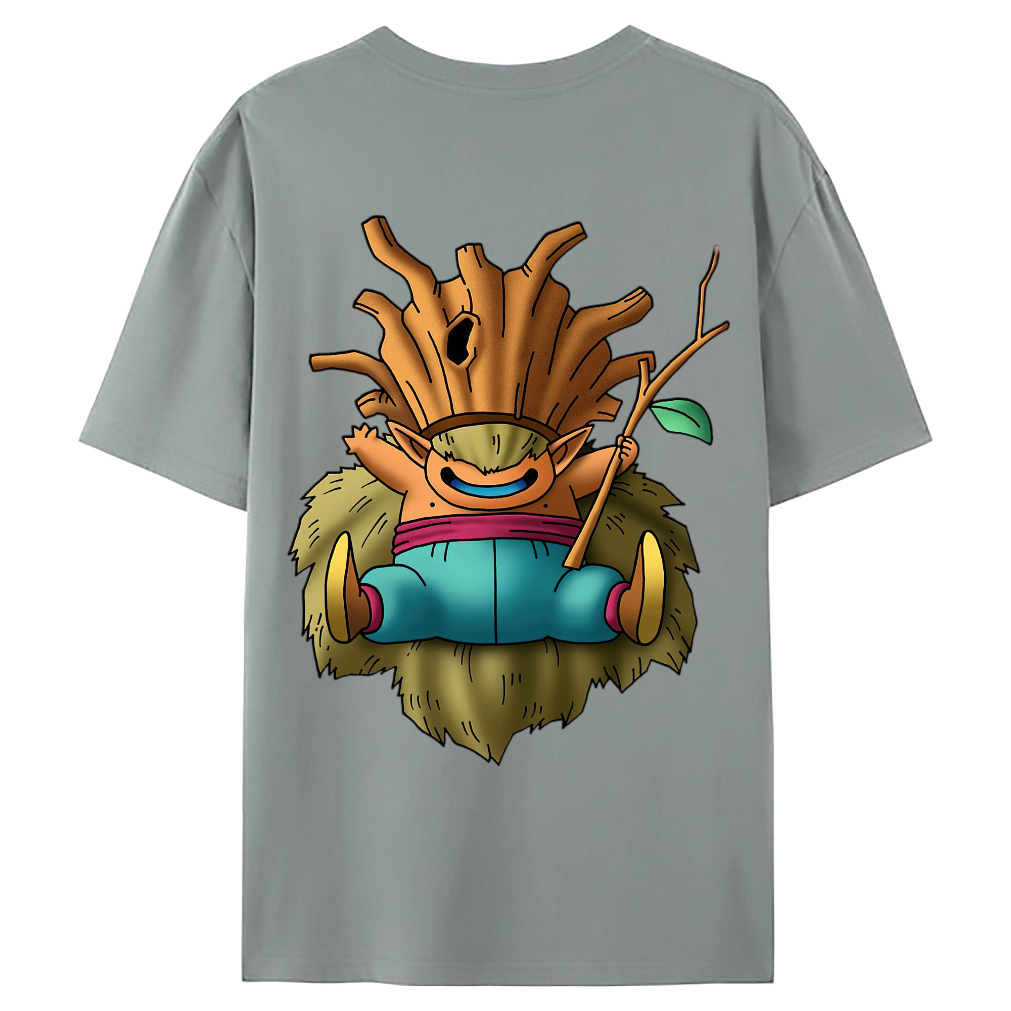 （画像用） ドラゴンクエスト Doragon Kuesuto Dragon Quest 綿100％ メンズ半袖Tシャツ（バックプリント） 通気性